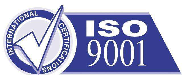 ISO 9001 certificate